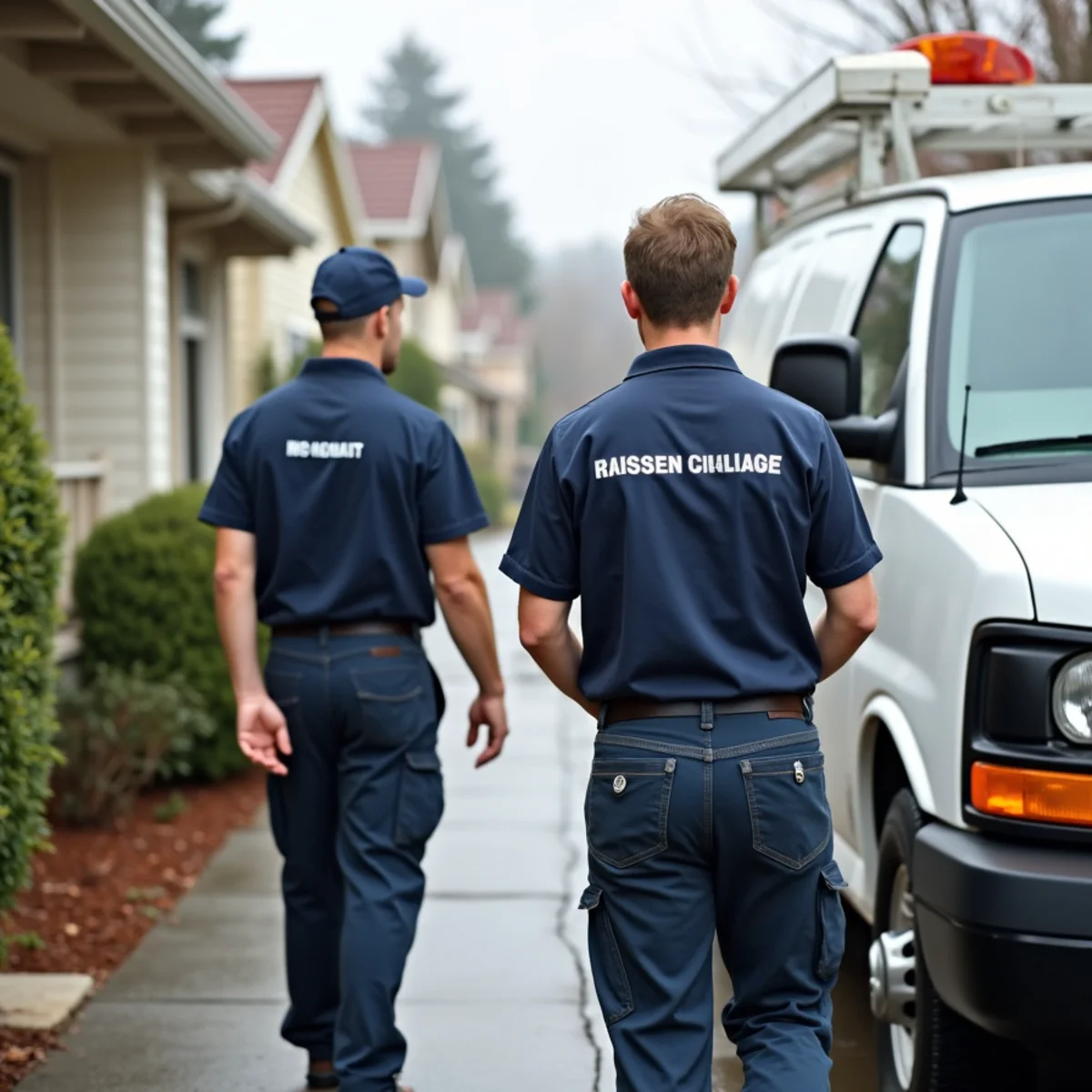 Water damage restoration crew responding in the Clayton Valley neighborhood of Concord, CA