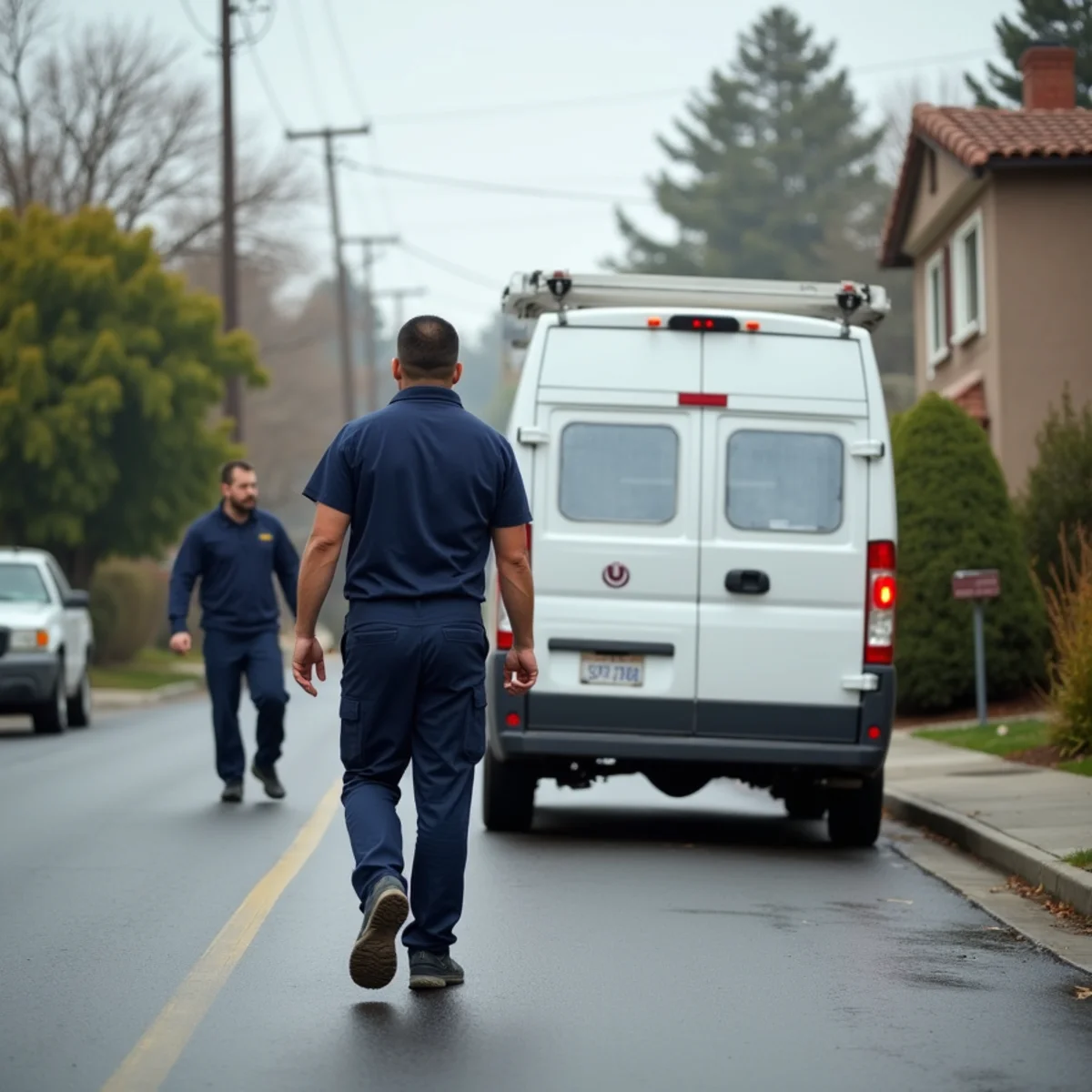 Water damage restoration crew responding along the Monument Corridor in Concord, CA