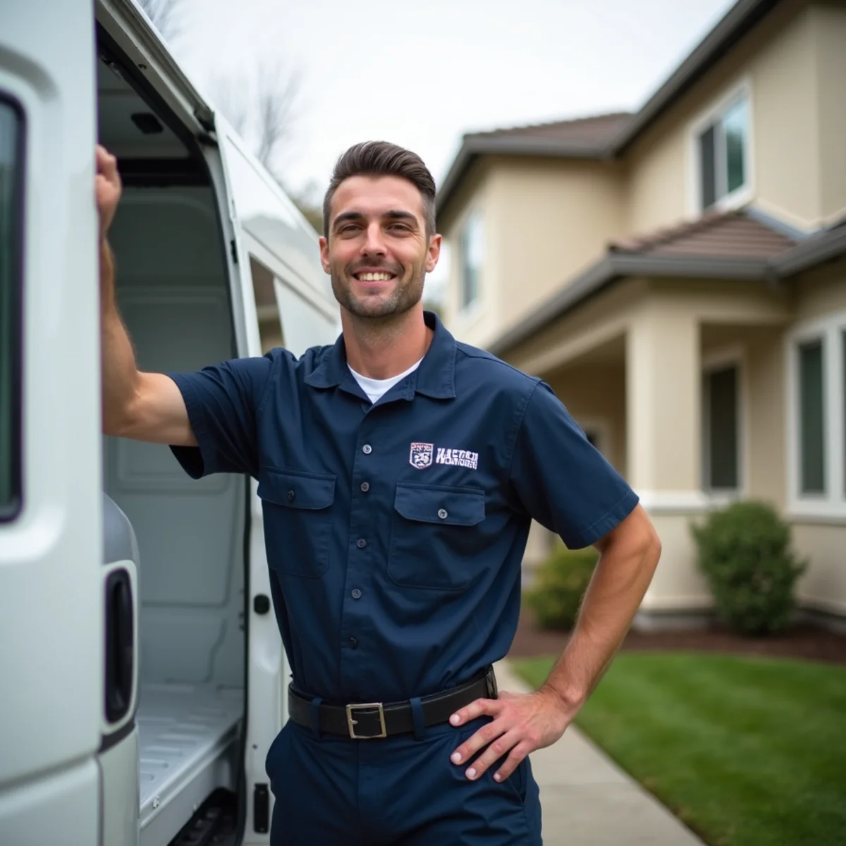 Water damage restoration crew serving a large-lot estate home in Alamo, CA