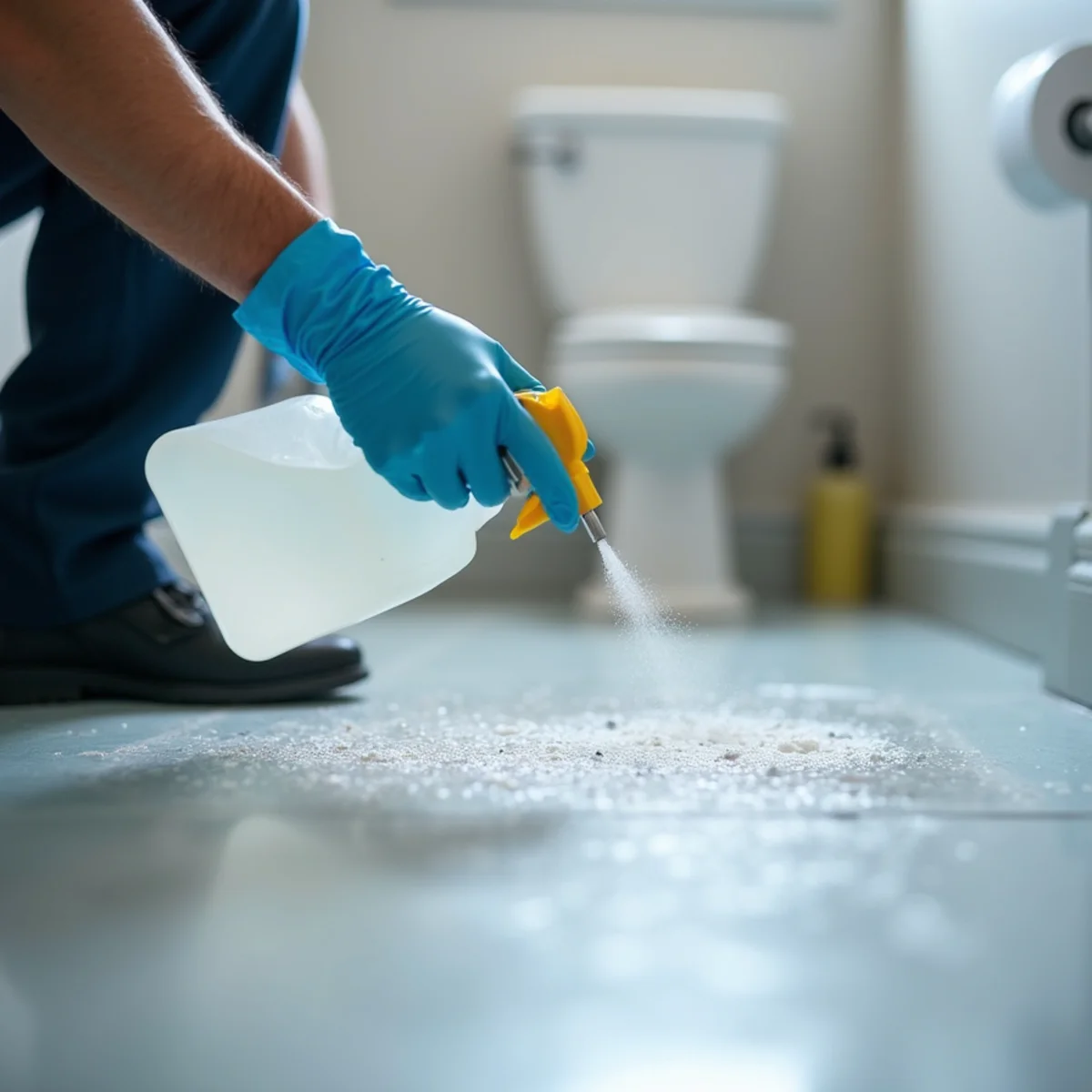 Sewage Cleanup & Backup Removal in progress in a Concord, CA home by an IICRC-certified crew